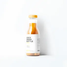 Glass Juice Bottle 5